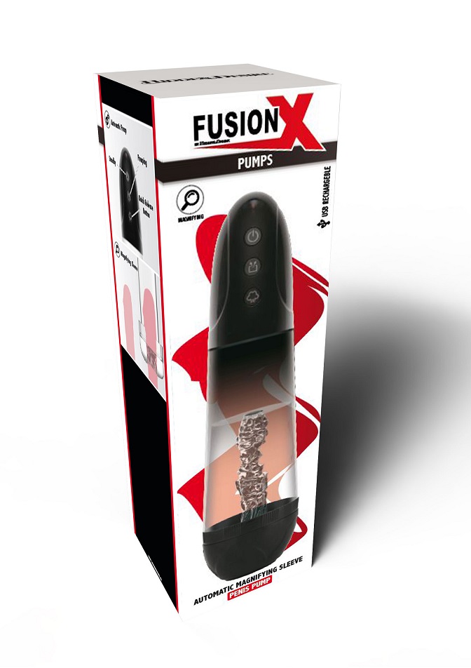 FUSION X by HIDDEN DESIRE is the ultimate collection of peni... Hidden Desire - Auto Magnify Penis Pump - Black photo-8