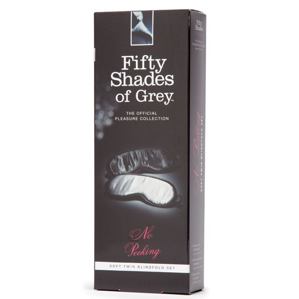 Experience the eroticism of being completely lost in sensati... Fifty Shades of Grey - Soft Blindfold Twin Pack photo-5