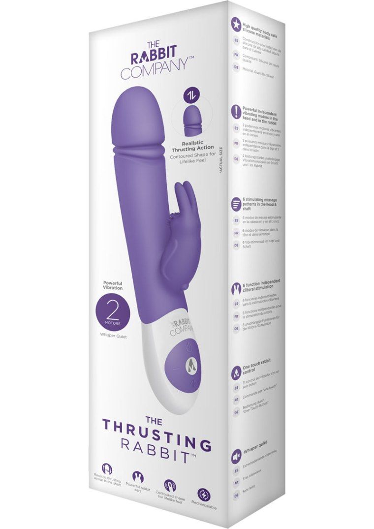 Gives you a realistic powerful thrust in the shaft, unlike a... TRC - Thrusting Rabbit - Purple photo-2
