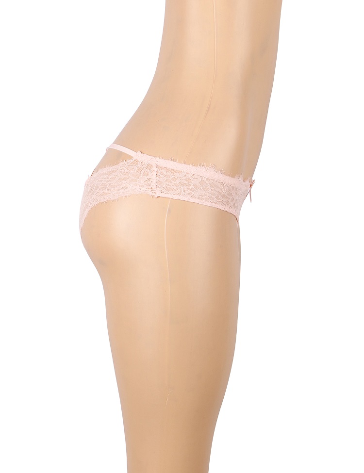High quality sexy floral lace panty with open back
Material... Ohyeah - Floral Lace Panty - Pink - M photo-6