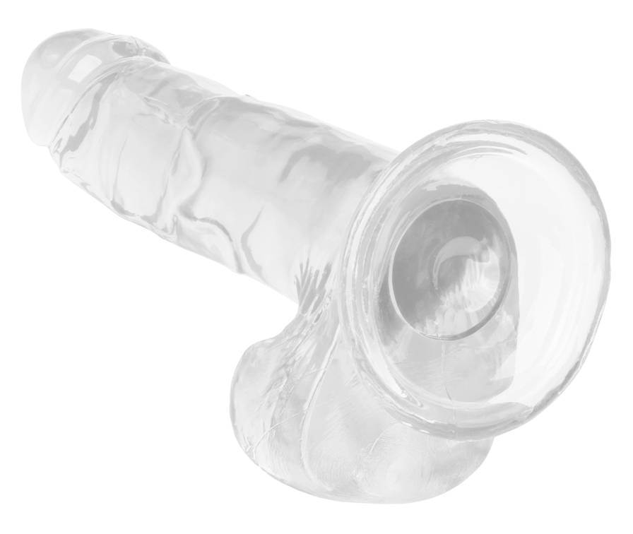 CEN - Size Queen 6" 仿真阳具 - 透明 照片-7