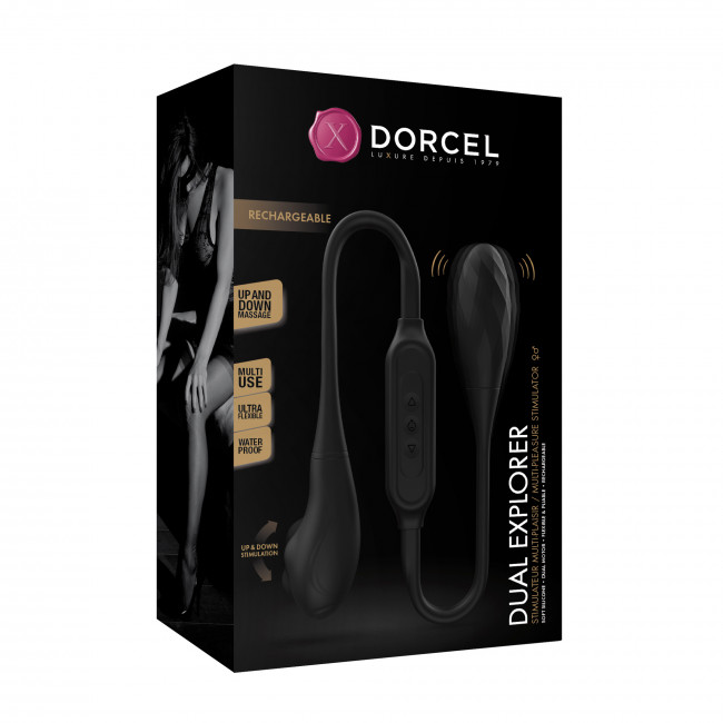 An infinite combination of pleasures ! With DUAL EXPLORER, p... Dorcel - Dual Explorer Vibe - Black photo-10