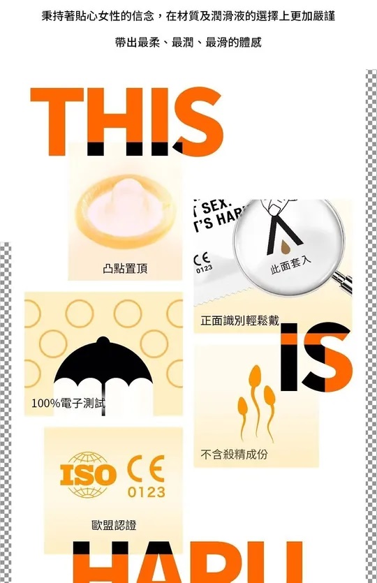 HARU - G-Spot Condoms 4's Pack photo-9