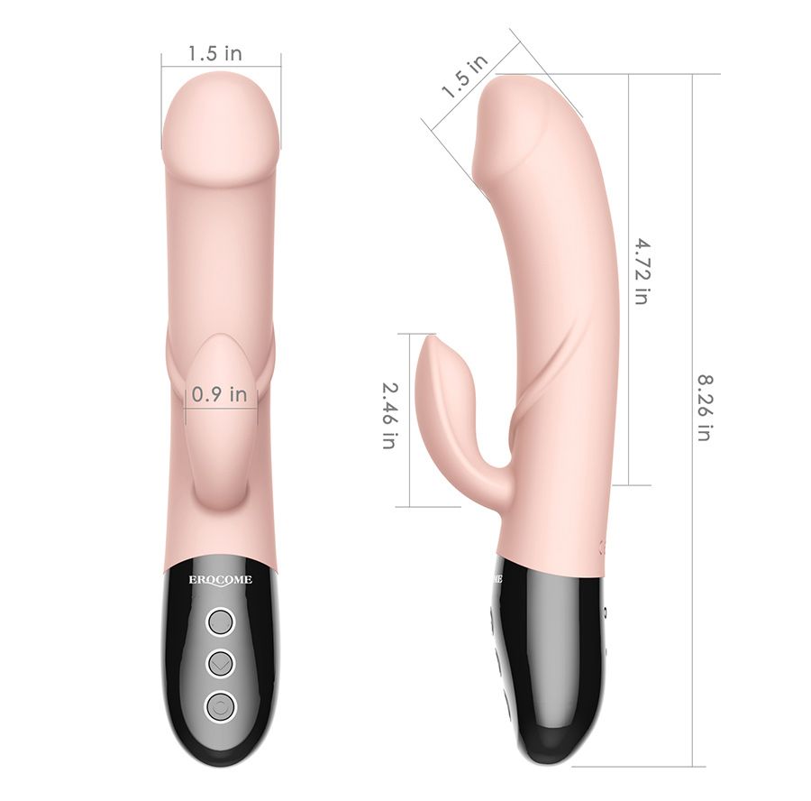Super vibration with 8 modes - You can use 2 powerful import... Erocome - Crater Plus - Vanilla photo-15
