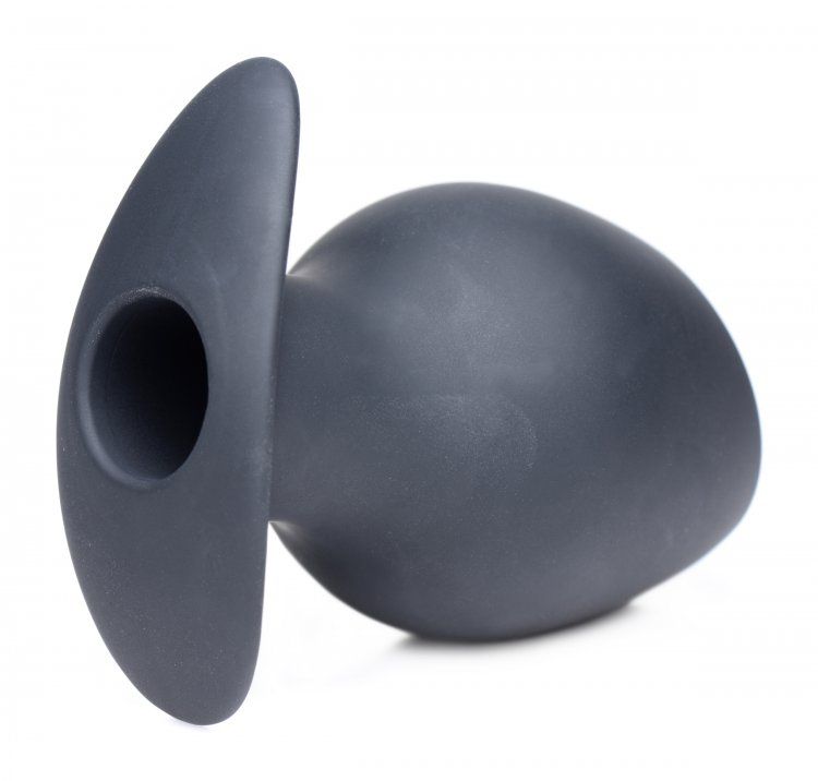 Quench your anal cravings with the Ass Goblet! This smaller ... Master Series - Ass Goblet Hollow Anal Plug S-size - Black photo-4