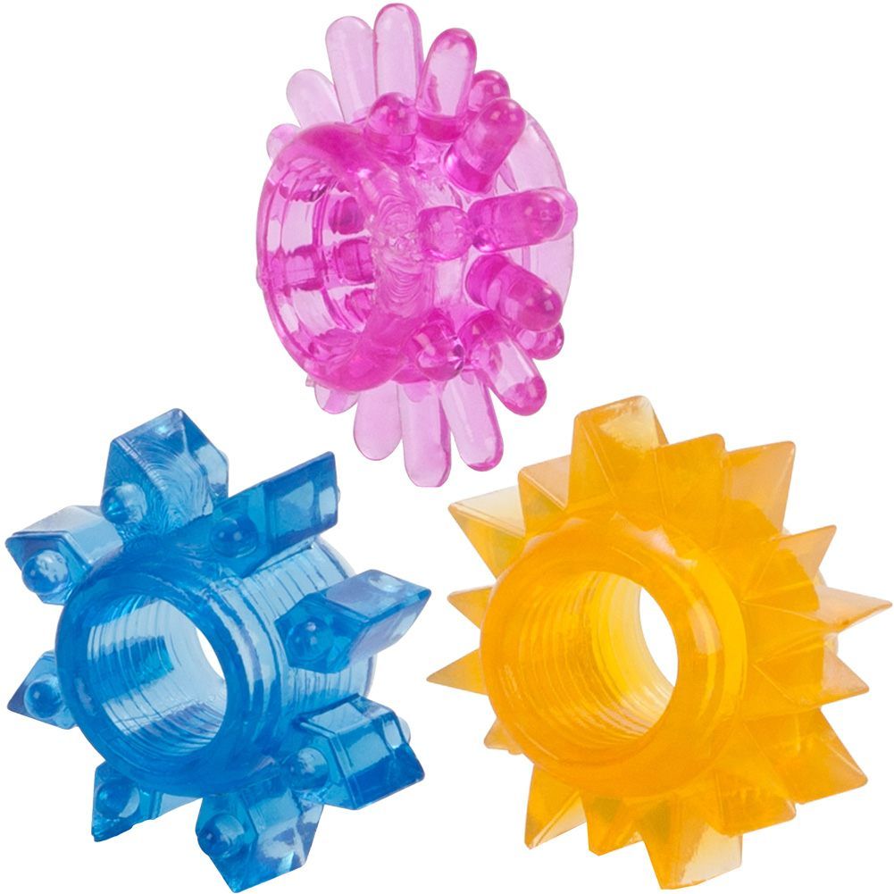 Brighten and liven up your intimate pleasure with the exotic... CEN - Senso 6 Pack Cock Ring photo-3