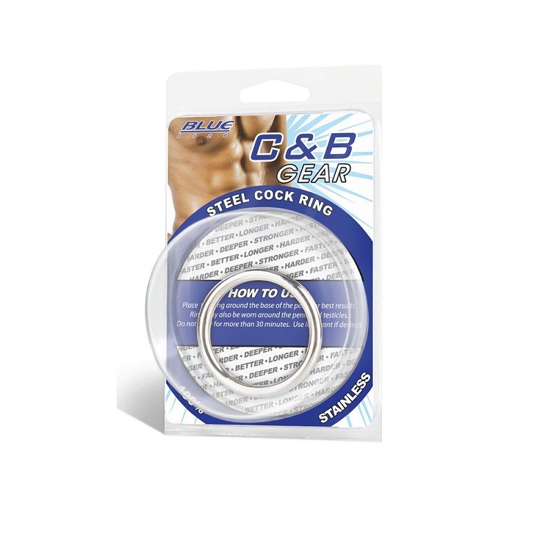 Cock rings are used to prolong erections. Use cock rings for... Blueline - Steel Cock Ring 1.5″ photo-3