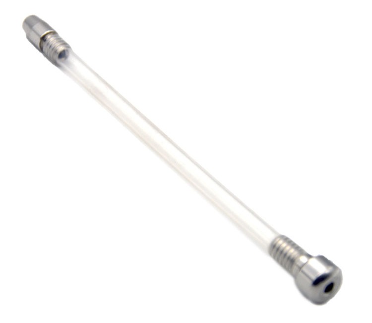 Total high: 70mm &n... FAAK - Chastity Cage 12 w Catheter 45mm - Silver photo-11
