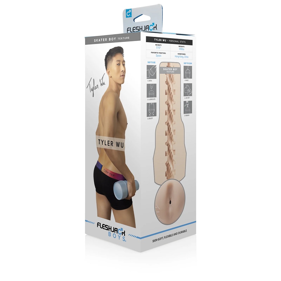 Fleshjack - Tyler Wu Skater Boy Masturbator 照片-9