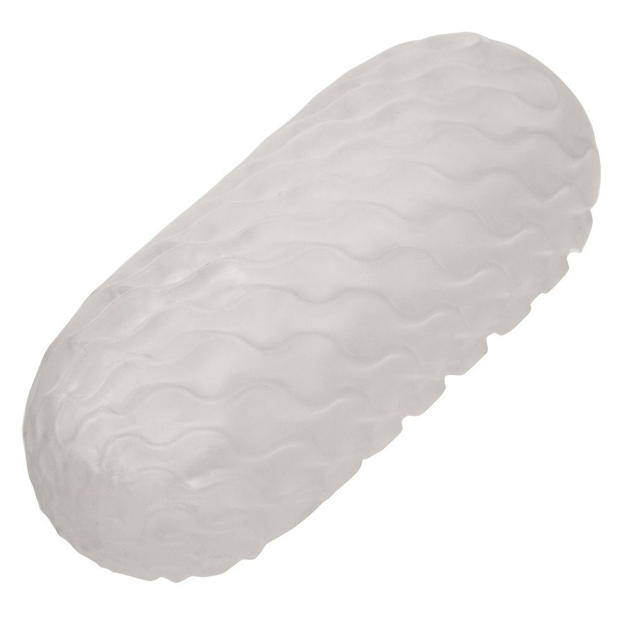 Endless pleasure is in your hands with the unbelievable Boun... CEN - Boundless Reversible Nubby Stroker - Clear photo-4
