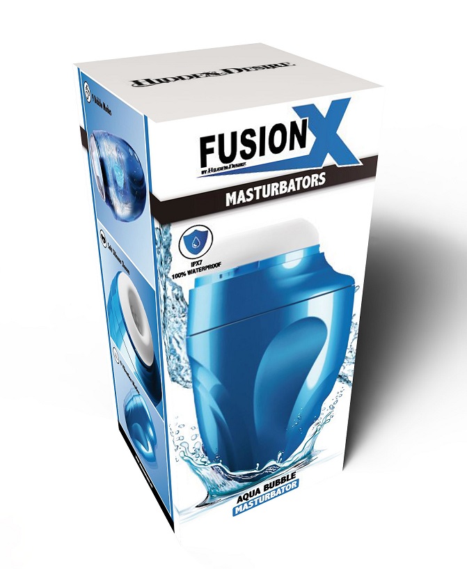 FUSION X by HIDDEN DESIRE is a unique collection of masturba... Hidden Desire - Aqua Bubble Masturbator - Blue photo-9