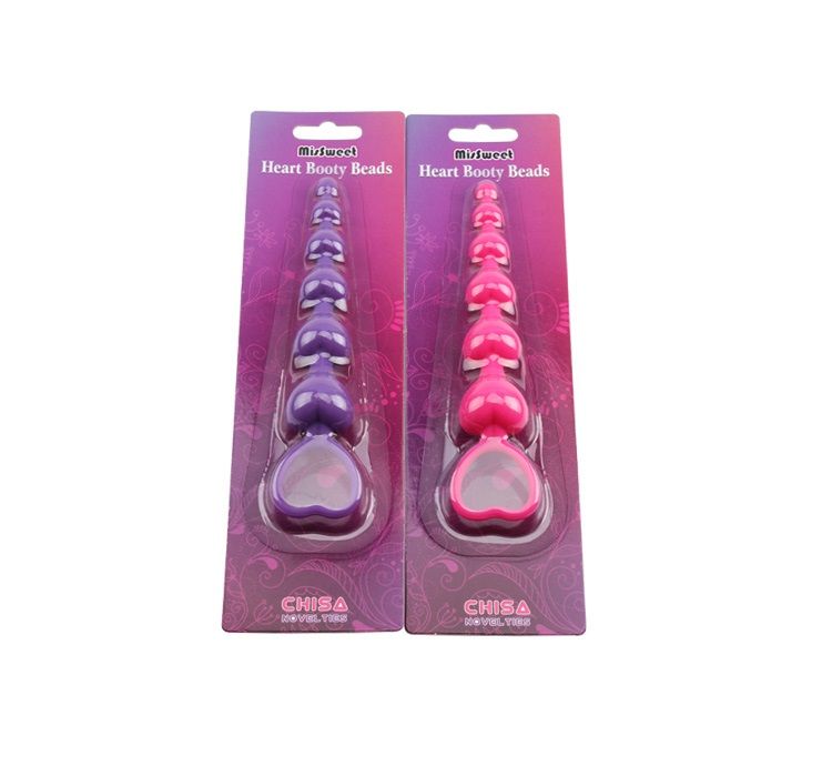 Material:Silicone
Product Size:19cm . Φ1.1 to 3.2cm
Product ... Chisa - Heart Booty Beads - Purple photo-6