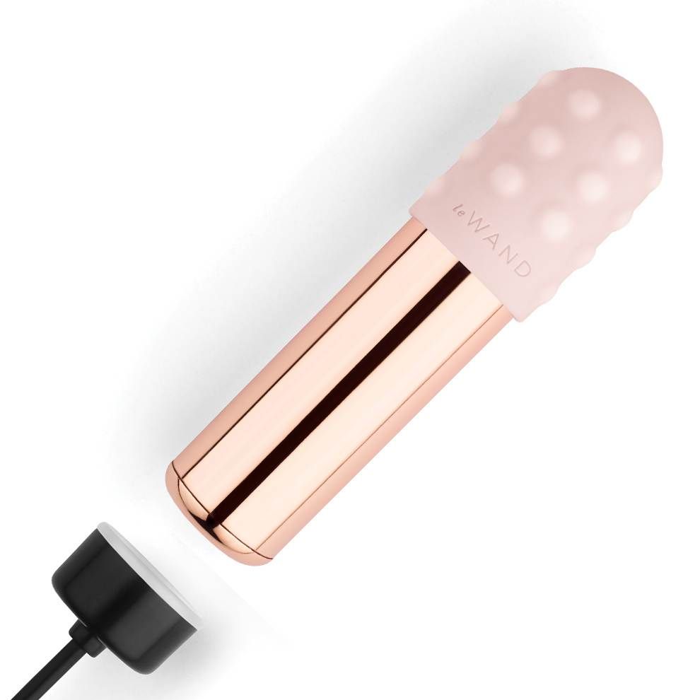 Rechargeable Vibrator With Silicone Textured Ring
Take your... Le Wand - Bullet - Rose Gold photo-2