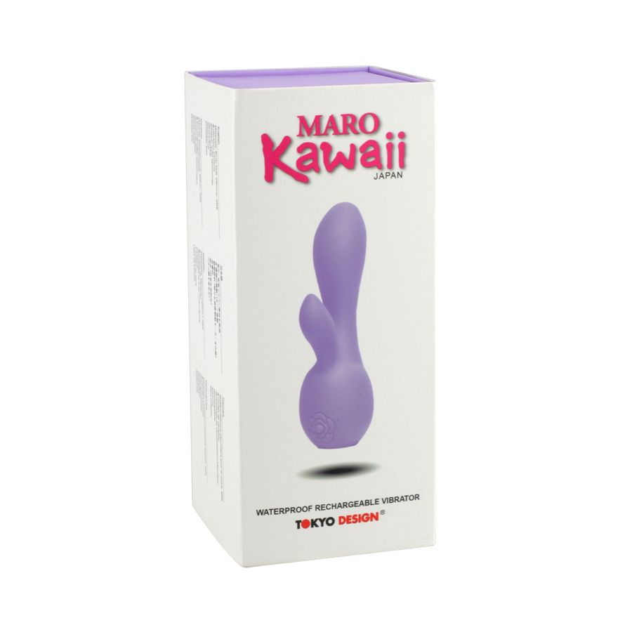 This rabbit vibrator ramps up your play, adding double the p... Tokyo Design - Maro Kawaii 10 - Purple photo-13