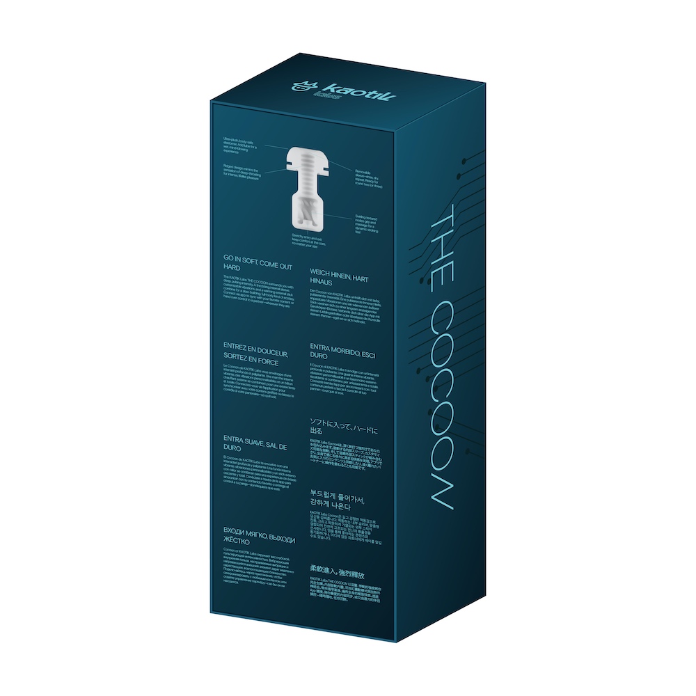 KAOTIK - The Cocoon 可加热抽插震动智能飞机杯 - 黑色 照片-20