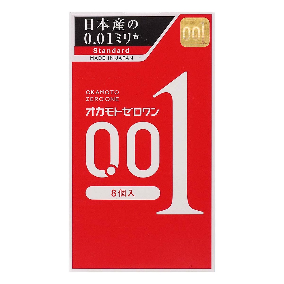 Okamoto - Zero One 0.01 8' Pack Condoms