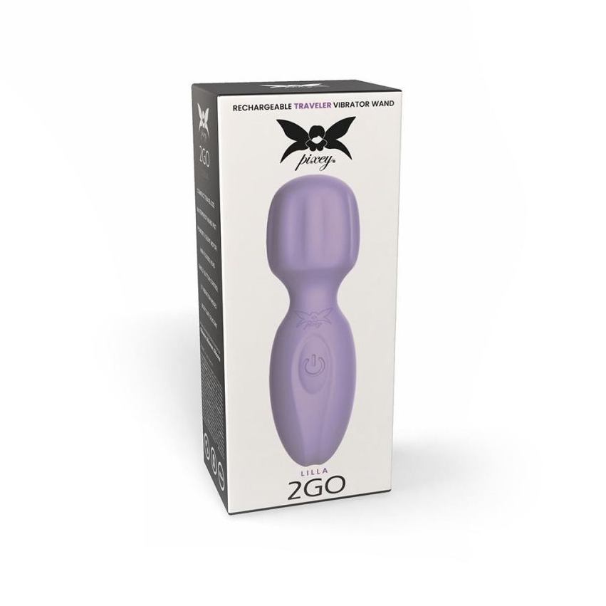 Pixey - 2Go 旅行用迷你按摩器 - 紫色 照片-9