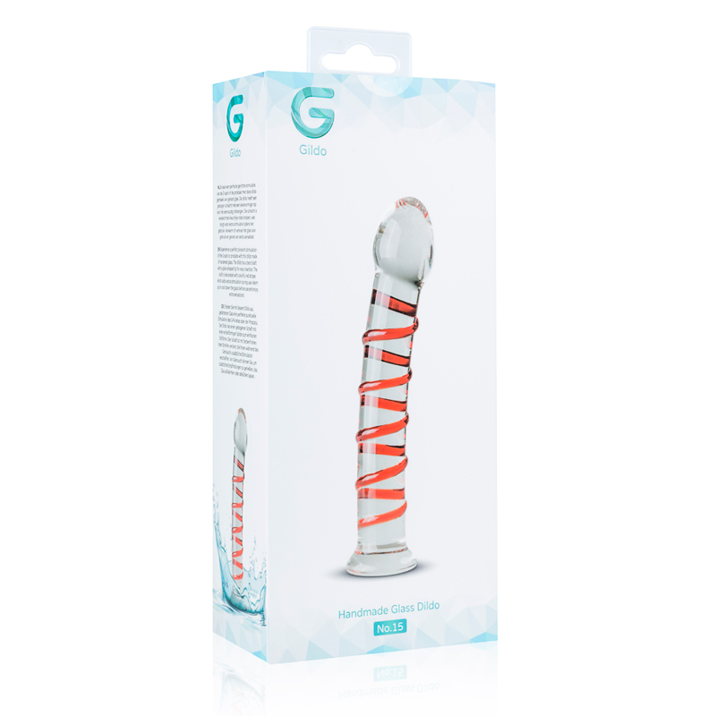 The perfect gift for yourself or your partner: this glass di... Gildo - Glass Dildo No. 15 - Red photo-6