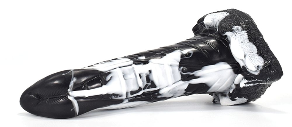 Unusual anal dildo, softness, skin-friendly and flexible
Ma... FAAK - Alien Curved Dildo - Black/White photo-5