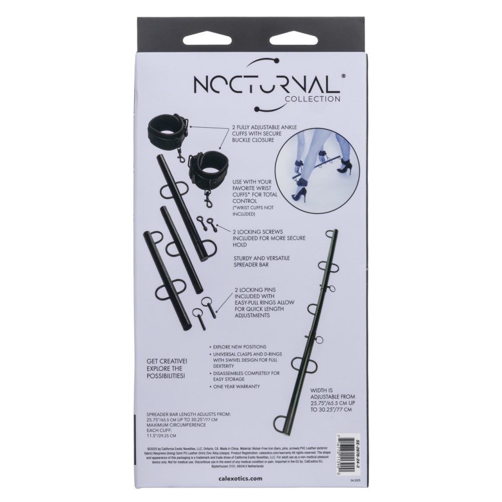 CEN - Nocturnal Spreader Bar w Cuffs - Black photo-6