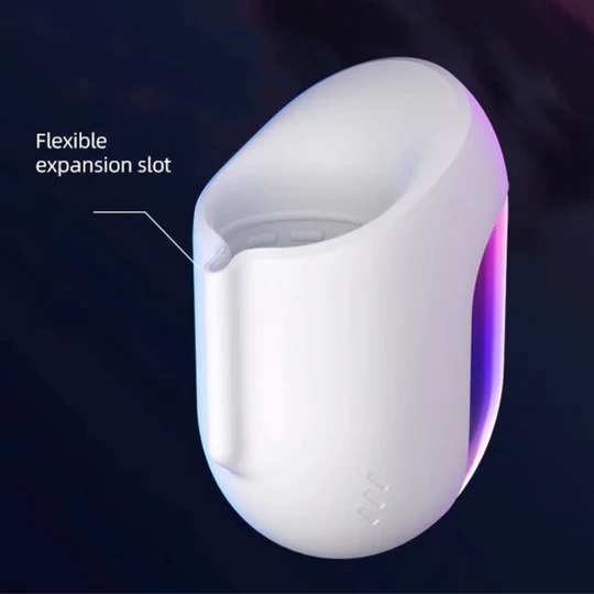 Tryfun Black Hole Rechargeable Mini Masturbation Cup White i... TryFun - Black Hole Mini Masturbation Rechargeable Cup - White photo-5