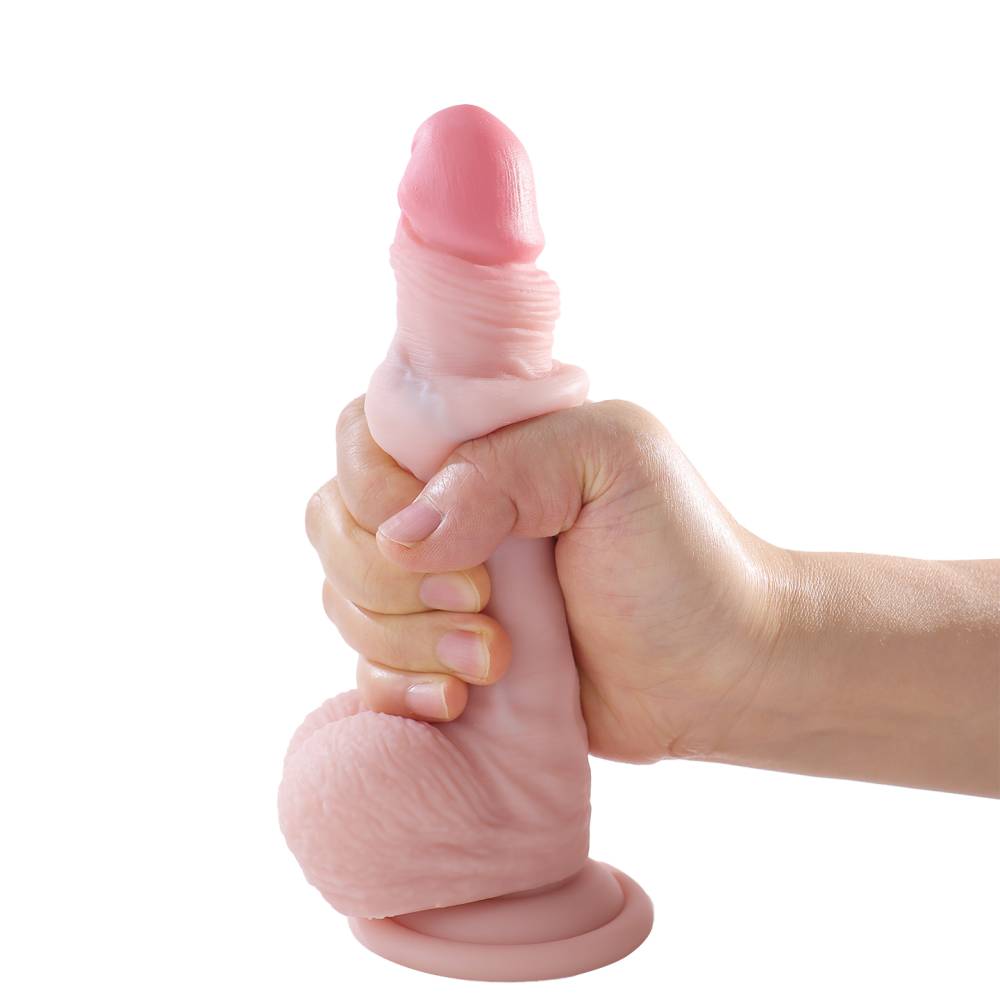 Okinsei - 7.5" Mr.Flex Pro Sliding Skin Dildo - Skin photo-8