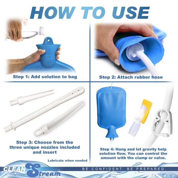 Cleanse your derriere the easy way with this Deluxe Shower E... CleanStream - Deluxe Shower Enema Kit photo-9