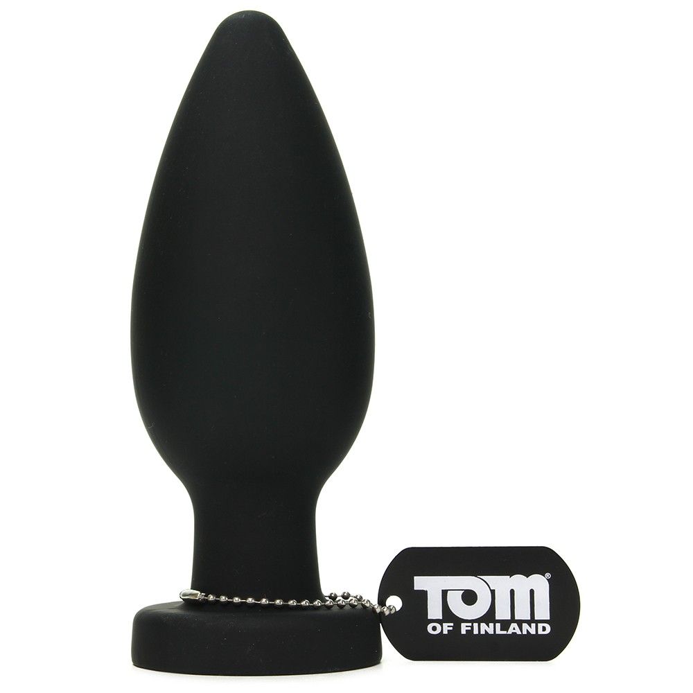 This massive silicone plug is smooth, tapered, and made of p... TOF - XXL Silicone Anal Plug photo-6