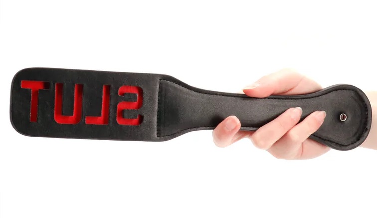 Ouch - Slut Paddle - Black photo-2