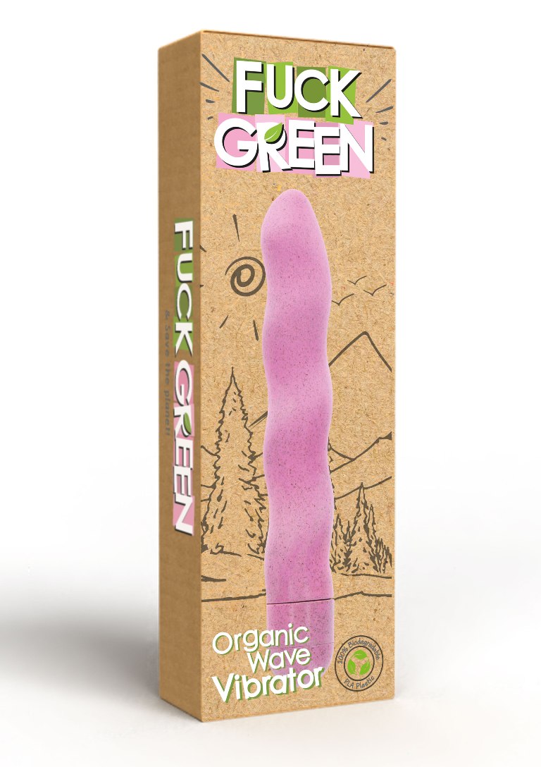 This Organic Wave Vibrator by FUCK GREEN is 100% biodegr... Fuck Green - Organic Wave Vibrator - Pink photo-7