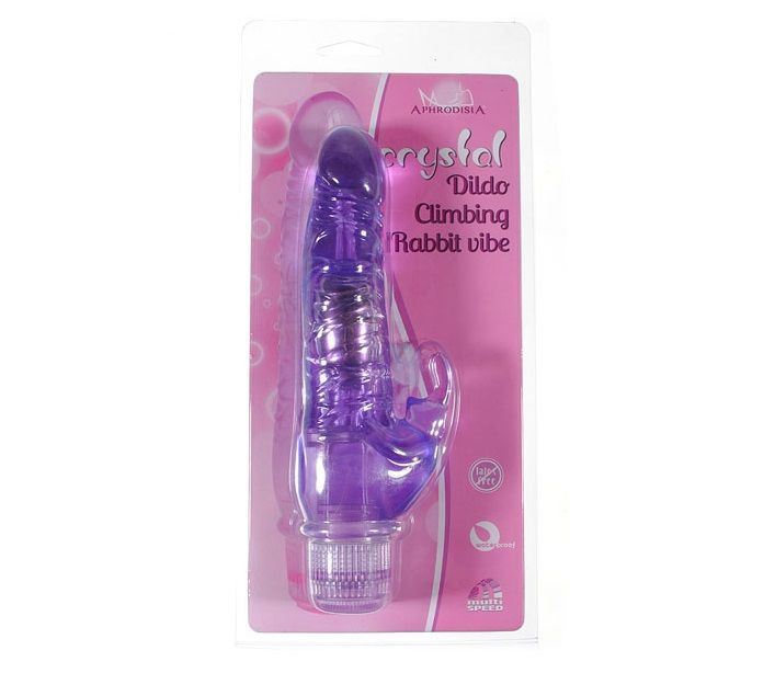 02 Vibrators are devices for the body and skin, to stimulate... Aphrodisia - Climbing Rabbit Crystal Vibe - Purple photo-7