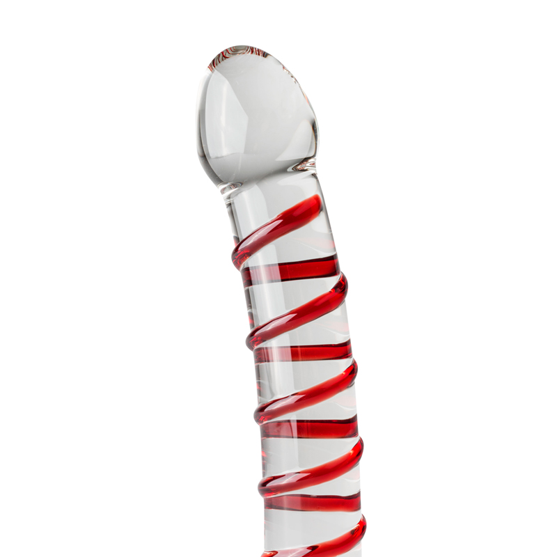 The perfect gift for yourself or your partner: this glass di... Gildo - Glass Dildo No. 15 - Red photo-3
