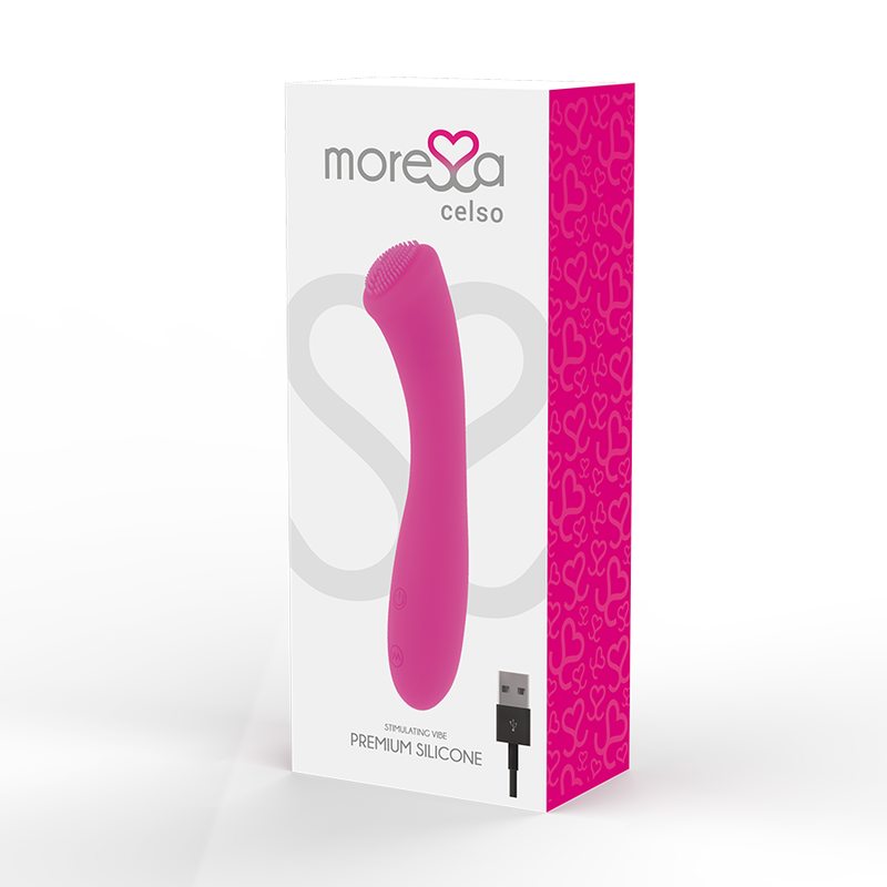Celso is going to be your favourite toy!
A compact, smooth ... Moressa - Celso Clitoral Massager - Pink photo-2