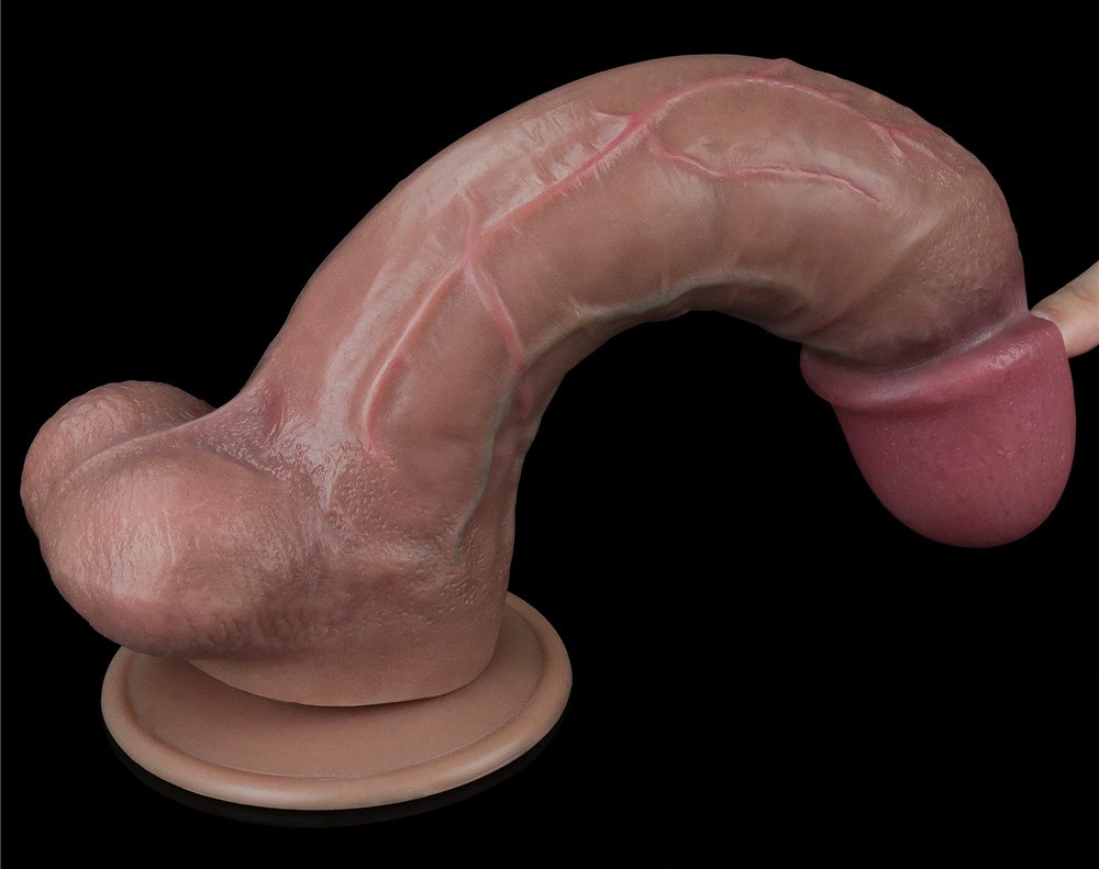 Built to deliver the most lifelike satisfaction, Love Toy Du... Lovetoy - 10.5'' Dual Layered Realistic Cock photo-7