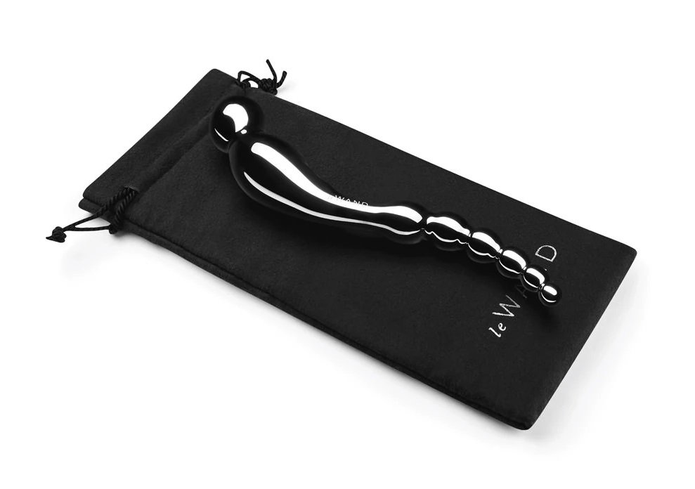 Satiate your desire for the sensation of fullness and weight... Le Wand - Swerve Double Ended Metal Dildo  photo-8