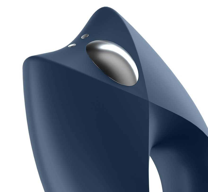 Give your manhood a sensual upgrade with our Royal One. Plea... Satisfyer - Royal One Ring - Dark Blue photo-6