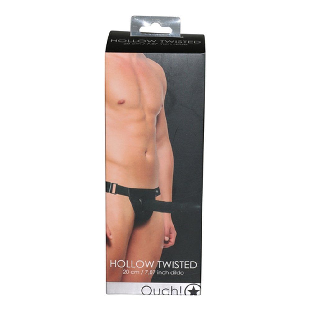 The Hollow Twisted strap-on is the perfect hollow strap-on f... Shots - Hollow Twisted Strap On - Black photo-6