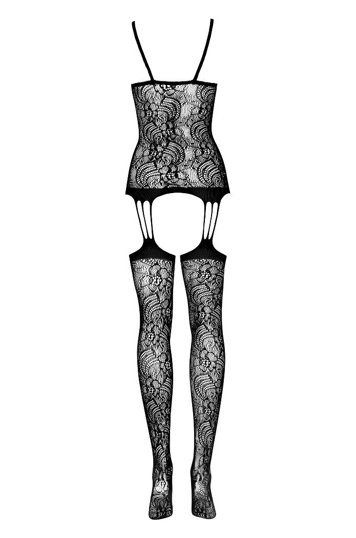 Are dozens of regular chemises and sets waiting in your clos... Obsessive - Bodystocking F208 - Black - S/M/L photo-8