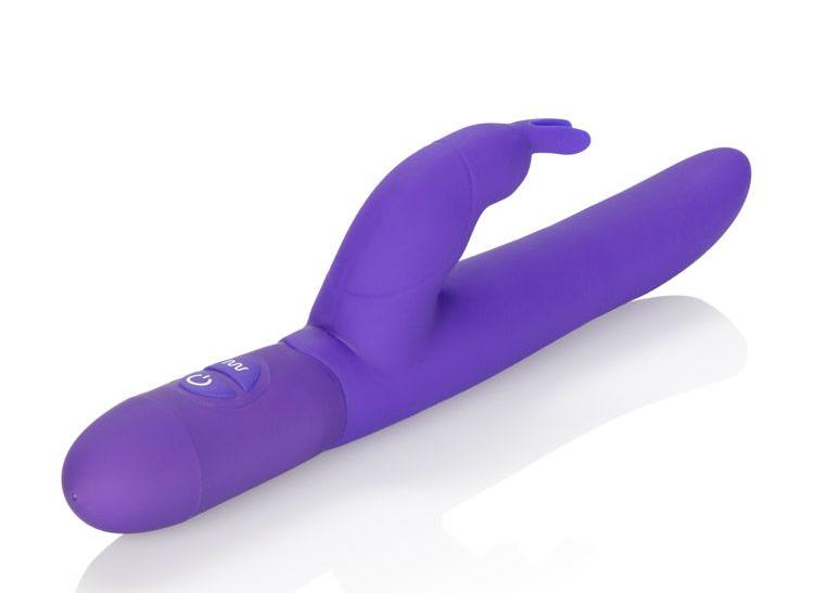 The Posh 10-Function Bounding Bunny is a super-slim, seamles... CEN - Posh Bouncing Bunny Rabbit Vibrator - Purple photo-4