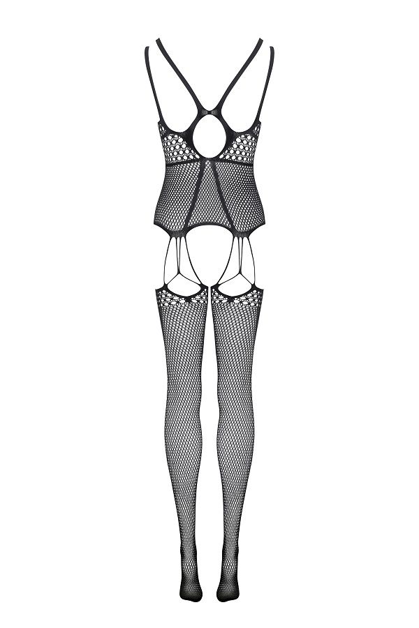 Temperature’s rising! This amazing bodystocking knows how to... Obsessive - Bodystocking N117 - Black - S/M/L photo-8