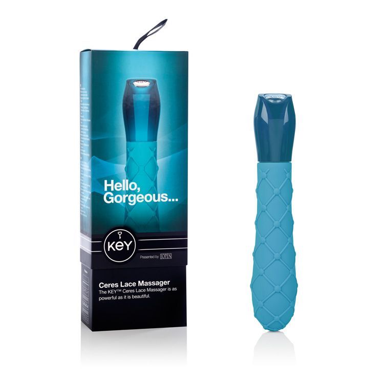 With 7 intense patterns for the ultimate in stimulation, Key... Key - Ceres Lace Vibe – Blue photo-8