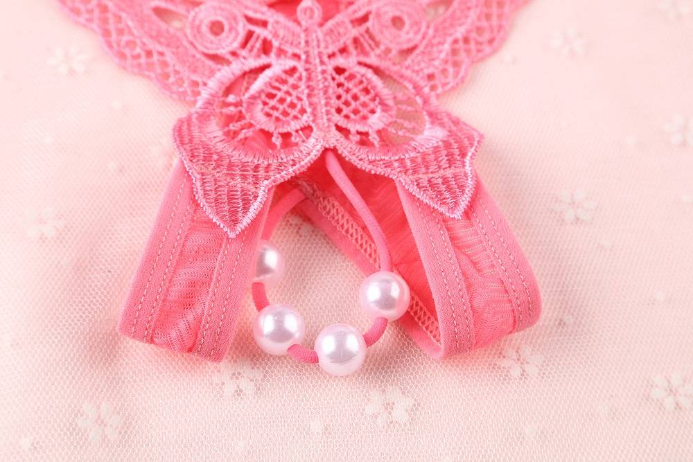 SB - Thong w Pearls 203 - Watermelon Pink photo-8