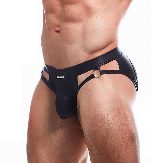 Cut4men - 地牢男士三角褲 - 黑色 - 細碼 照片