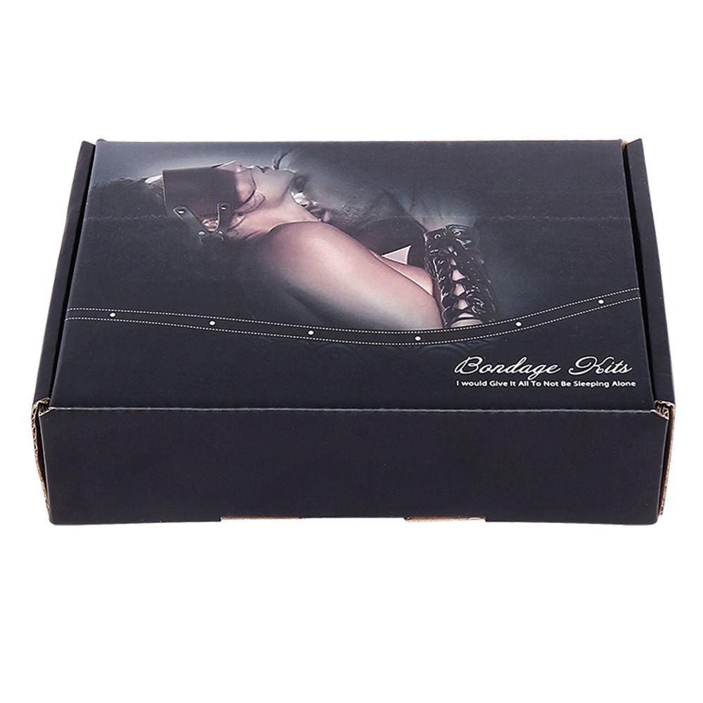 MT - 可调节皮革拘束手套 照片-6