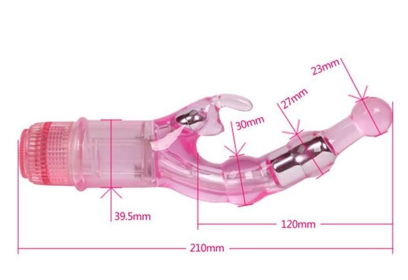 Use your waterproof Naughty Rabbit Vibrator in the tub, show... Aphrodisia - Naughty Rabbit Crystal Stimulator Vibe - Pink photo-16