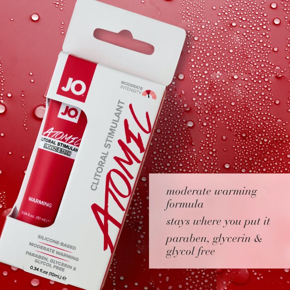 JO® ATOMIC are silicone-based clitoral stimulant formulated ... JO - Atomic Warming Clitoral Stimulant for Her - 10ml photo-5