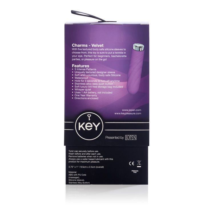 Designed for the perfect discretion no matter where you trav... Key - Charms Velvet Vibe – Lavender photo-8