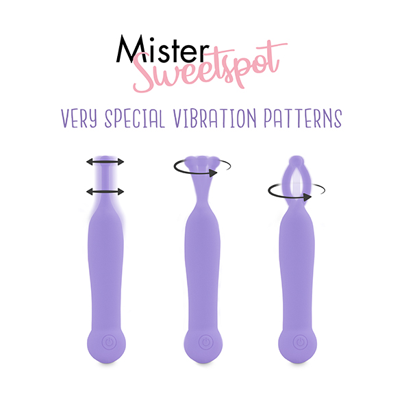 Mister Sweetspot knows how to touch your sensitive spots! Th... Feelztoys - Mister Sweetspot Clitoral Vibe - Purple photo-2
