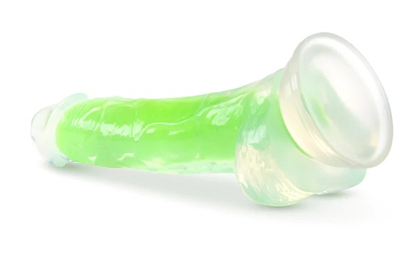 Viper 7 inch Silicone Dual Density Dildo will bri... Neo Elite - Glow in the Dark Viper Dildo 19cm - Neon Green photo-5