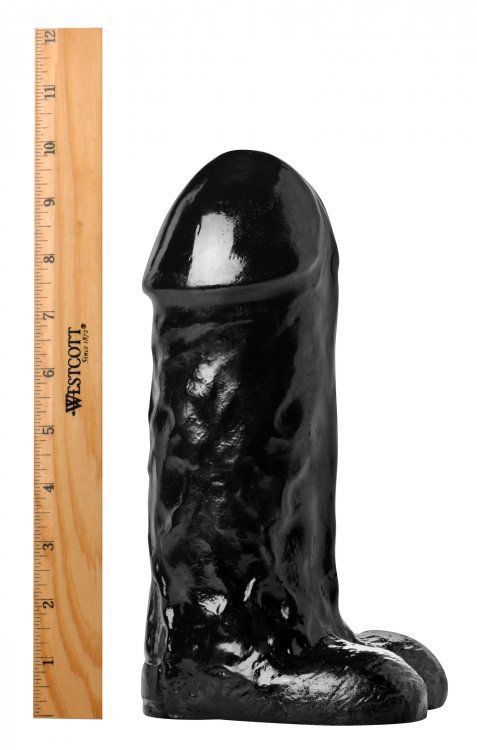Master Cock - The Cyclops 10" Dildo - Black photo-3